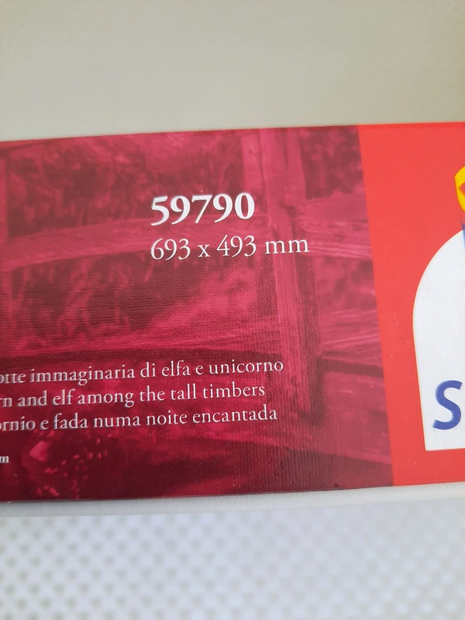 Quebra-cabeça Schmidt 1000 peças – Unicórnio e universo mágico – Completo – photo 3